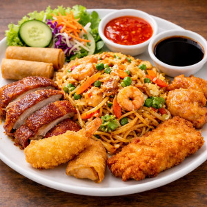 Ente Wok Spezialteller